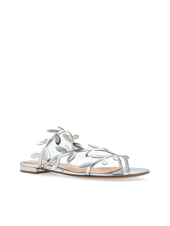 26SS 지안비토로시 뮬/슬리퍼 G1568005RICMETARGE Silver - GIANVITO ROSSI