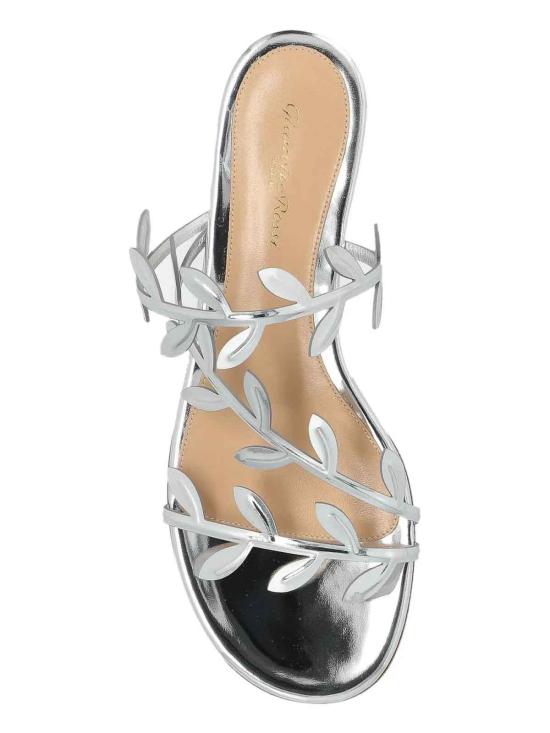 26SS 지안비토로시 뮬/슬리퍼 G1568005RICMETARGE Silver - GIANVITO ROSSI