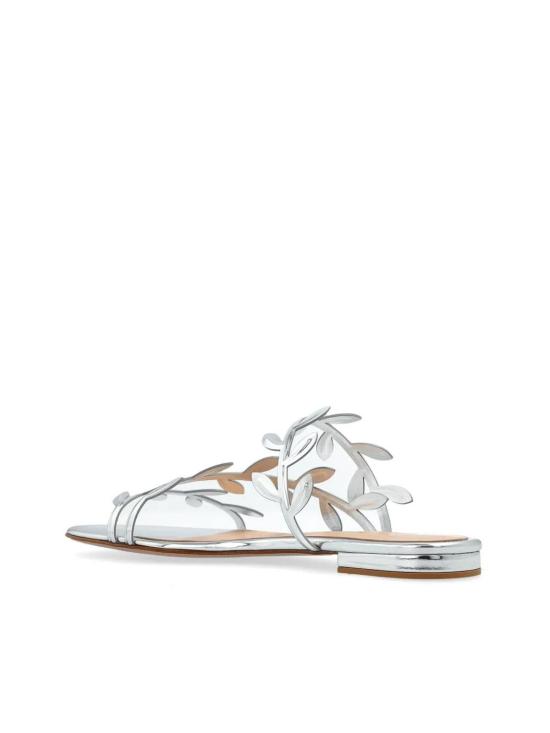 26SS 지안비토로시 뮬/슬리퍼 G1568005RICMETARGE Silver - GIANVITO ROSSI