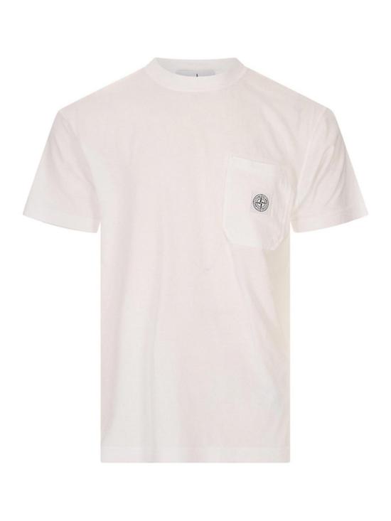 26SS 스톤 아일랜드 반팔 티셔츠 S152100032S0057V0001 White