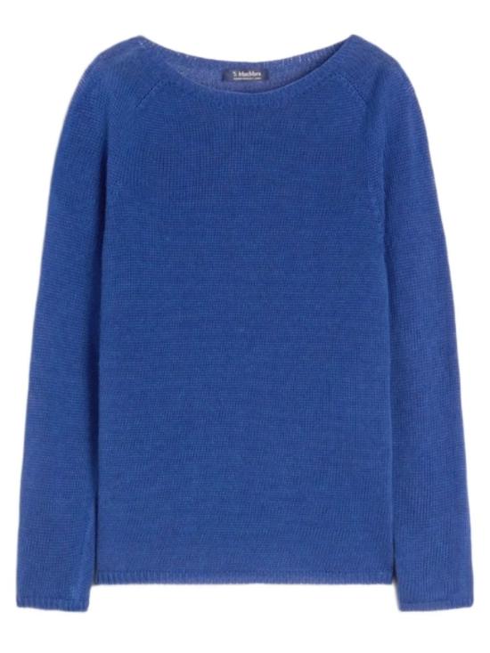 26SS 에스막스마라 긴팔 티셔츠 GIOLINO005 Blue