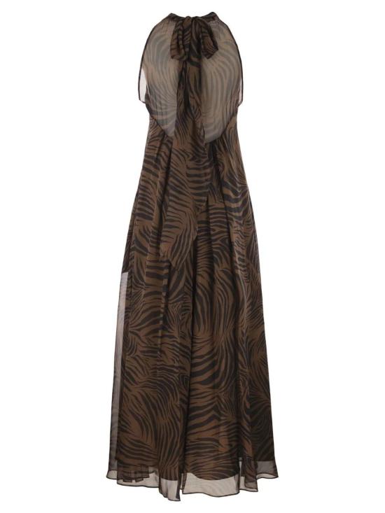 26SS 막스마라 스튜디오 롱 원피스 SALICE002 Brown - MAX MARA STUDIO
