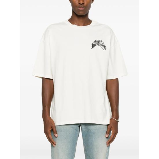26FW 아미리 반팔 티셔츠 AMTOJR1189 IVORY NEUTRALS RED - AMIRI