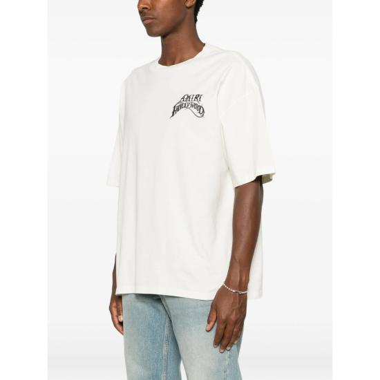 26FW 아미리 반팔 티셔츠 AMTOJR1189 IVORY NEUTRALS RED - AMIRI