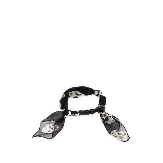 26FW 알렉산더 맥퀸 팔찌 A0002V 1JAAL 8497 BLACK WHITE