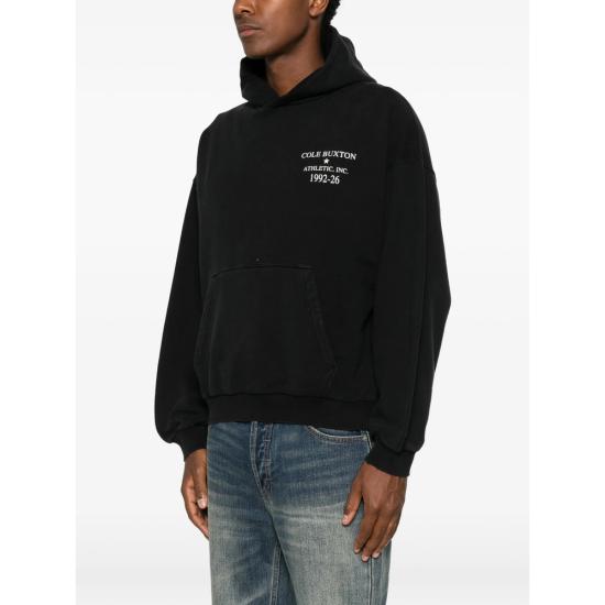 26FW 콜 북스톤 후드 티셔츠 ATIH280 001 BLACK - COLE BUXTON