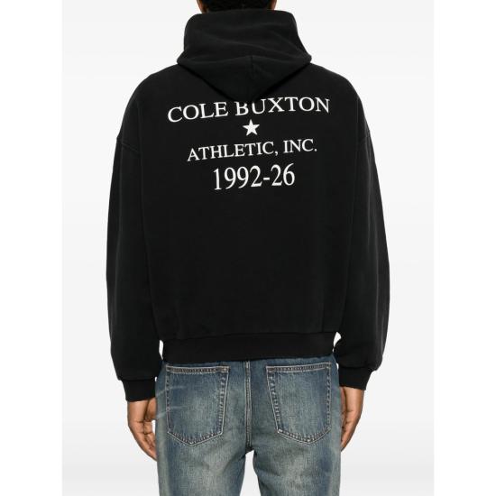 26FW 콜 북스톤 후드 티셔츠 ATIH280 001 BLACK - COLE BUXTON