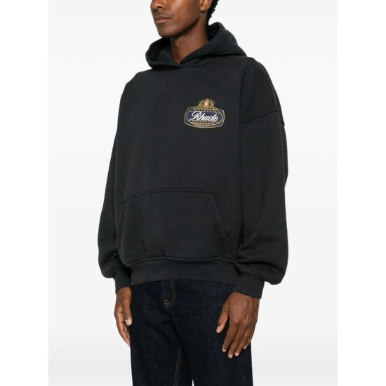 26FW 루드 후드 티셔츠 RHPF26HO02012 6500 BLACK - RHUDE