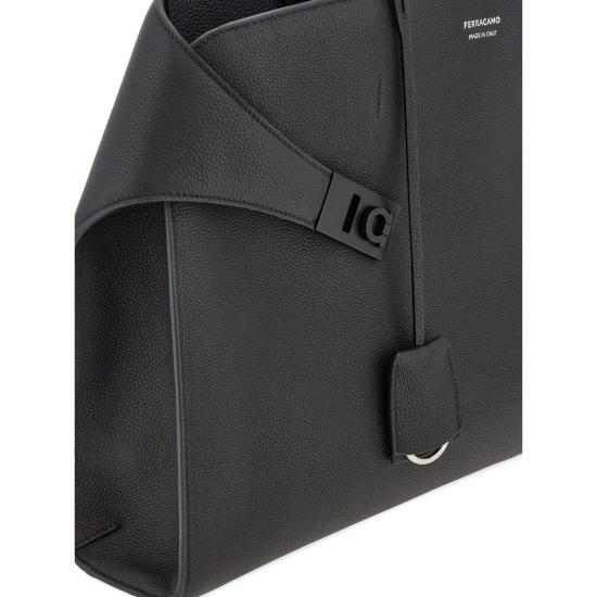 26FW 살바토레 페라가모 브리프케이스 241683 0779072 NERO BLACK - SALVATORE FERRAGAMO
