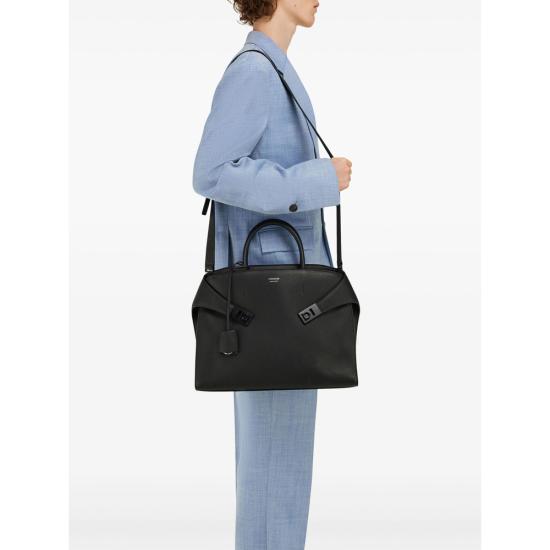 26FW 살바토레 페라가모 브리프케이스 241683 0779072 NERO BLACK - SALVATORE FERRAGAMO