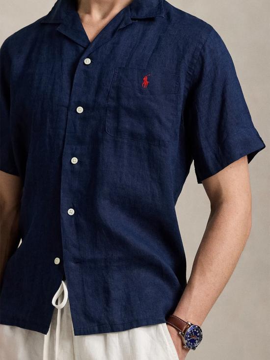 26SS 폴로 랄프로렌 반팔 셔츠 710966421 001 NAVY - POLO RALPH LAUREN