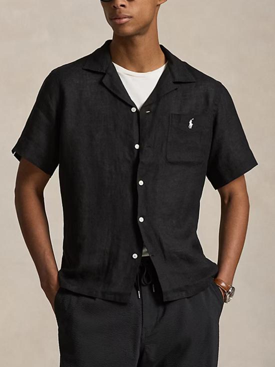 26SS 폴로 랄프로렌 반팔 셔츠 710966421 500 BLACK - POLO RALPH LAUREN