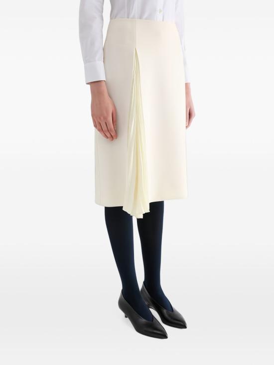 26FW 질샌더 미디 스커트 J02MA0402 J40356102 CREAM - JIL SANDER