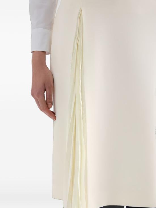 26FW 질샌더 미디 스커트 J02MA0402 J40356102 CREAM - JIL SANDER