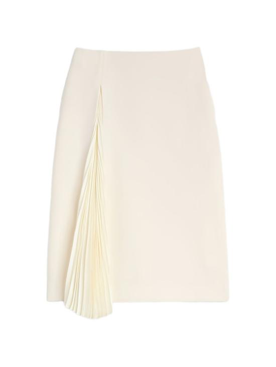 26FW 질샌더 미디 스커트 J02MA0402 J40356102 CREAM - JIL SANDER