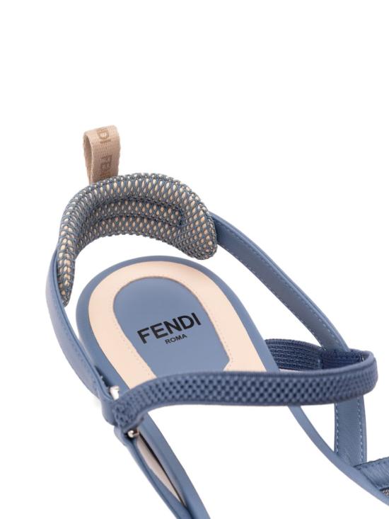 26FW 펜디 플랫 슈즈 8J8559 AY0MF1XHP Light blue - FENDI