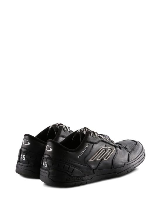 26FW 발렌시아가 햄튼스 미디움 원 아웃 스니커즈 841765 WCURB1000 Black - BALENCIAGA