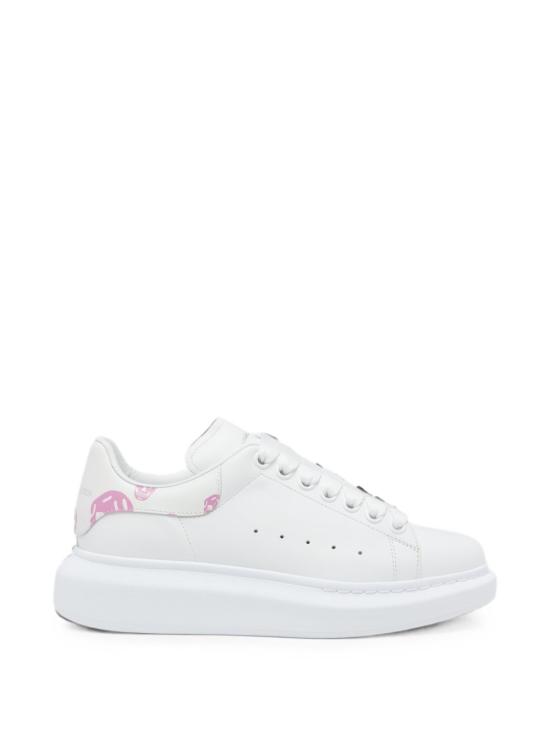 26FW 알렉산더 맥퀸 오버사이즈드 스니커즈 553770 WIAKB9052 White pink