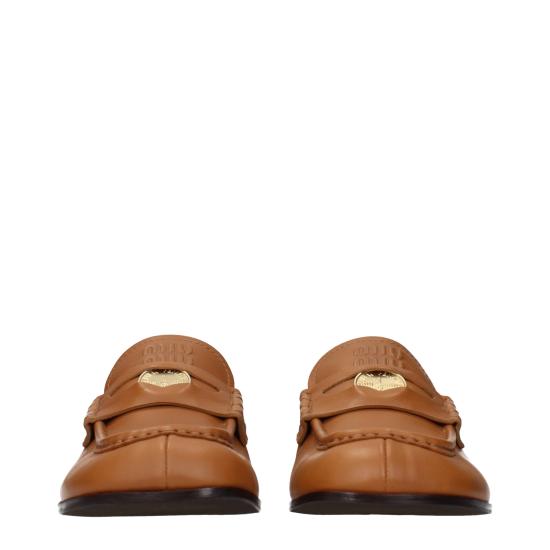 25SS 미우미우 로퍼 5D398E248010F0046 - MIU MIU