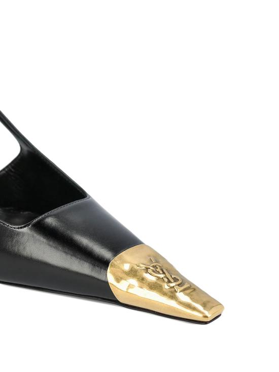 26SS 생로랑 제인 슬링백 펌프스 스무스 레더 869550 AAF3E 1000 NERO NERO - SAINT LAURENT