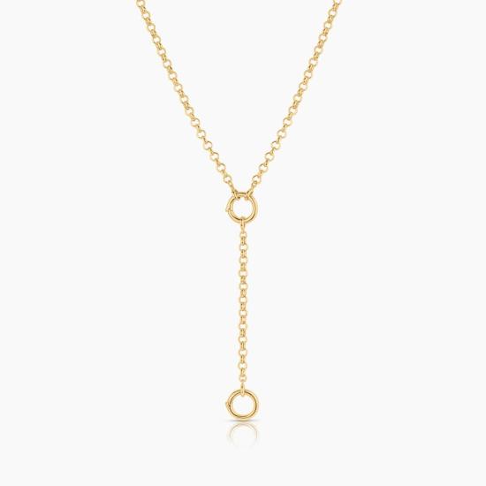  탯치 목걸이/팬던트 Thatch Vienna Rolo Charm Lariat Necklace - THATCH