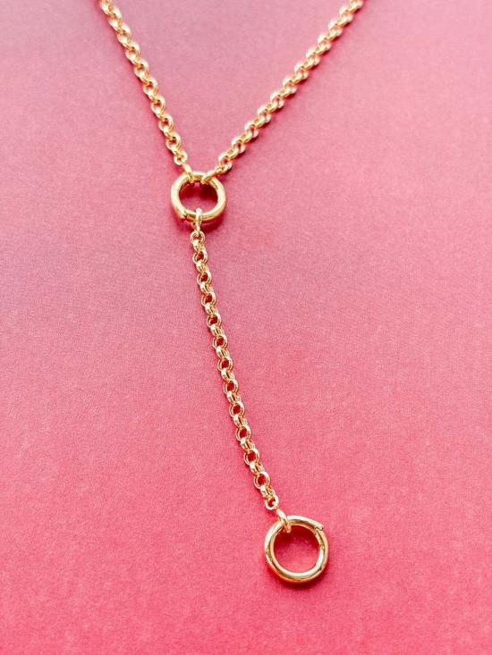  탯치 목걸이/팬던트 Thatch Vienna Rolo Charm Lariat Necklace - THATCH