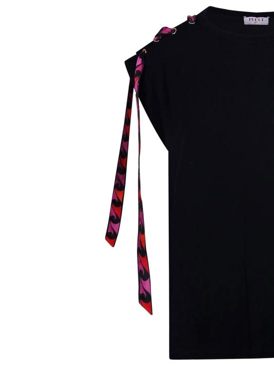 26SS 푸찌 민소매 티셔츠 6HTP40 6H990 999 NERO - PUCCI