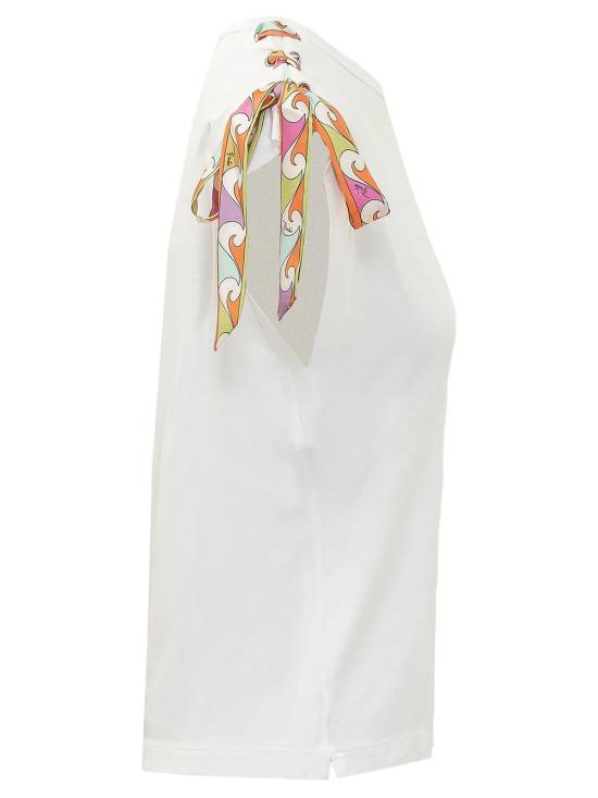 26SS 푸찌 민소매 티셔츠 6HTP40 6H990 100 BIANCO - PUCCI