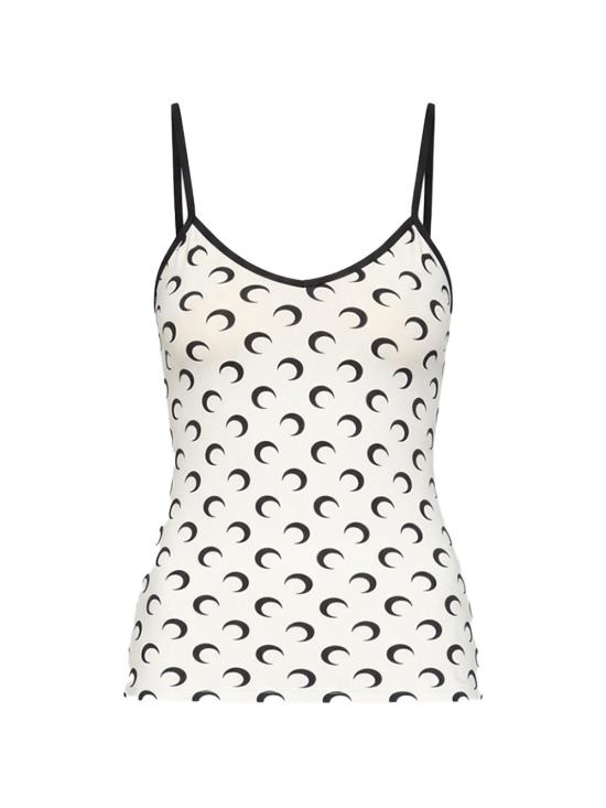 26SS 마린세르 문 프린트 저지 스트랩 탑 WTO508A CJER0001WH00 Optic white