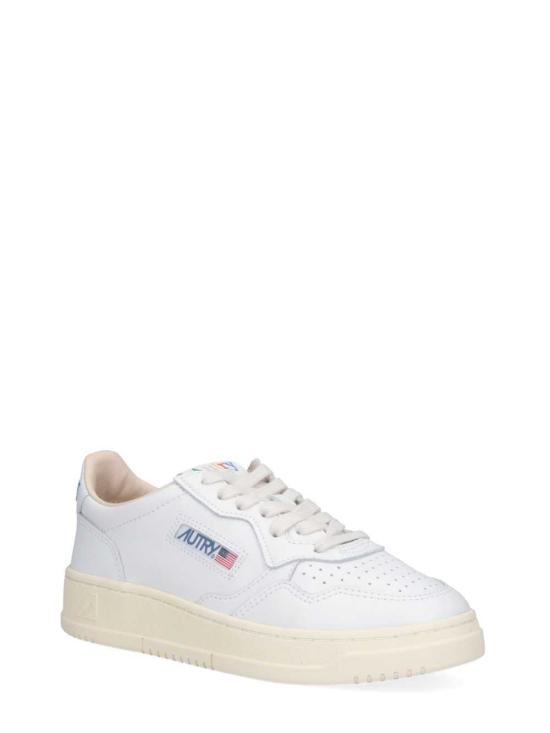 26FW 오트리 메달리스트 로우 레더 스니커즈 AULWBG01 LEA LEALOGO WHT WHT BG01 - AUTRY