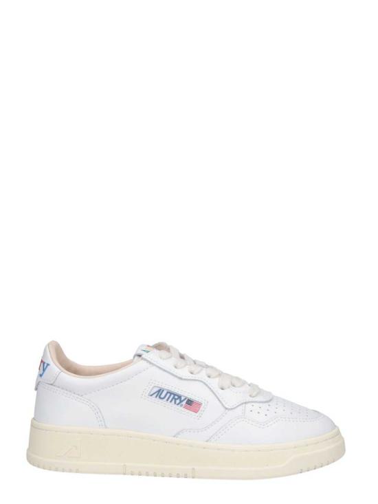 26FW 오트리 메달리스트 로우 레더 스니커즈 AULWBG01 LEA LEALOGO WHT WHT BG01