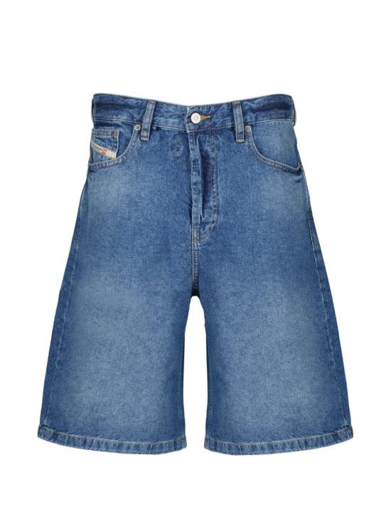 26SS 디젤 데님 숏팬츠 A14051 0ADBW 01 MEDIUM BLUE DOM
