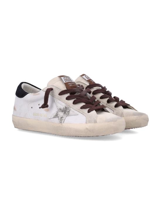 26FW 골든구스 SUPER STAR 슈퍼 스타 클래식 스니커즈 GWF00101F008746 12526 WHITE SEEDPEARL BLACK - GOLDEN GOOSE