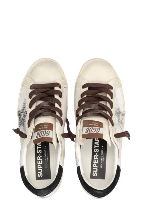 26FW 골든구스 SUPER STAR 슈퍼 스타 클래식 스니커즈 GWF00101F008746 12526 WHITE SEEDPEARL BLACK - GOLDEN GOOSE