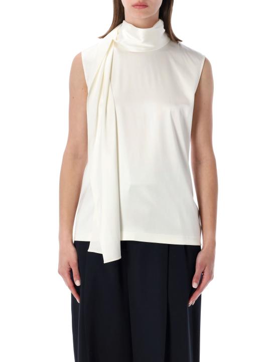 26SS 보테가베네타 민소매 티셔츠 871259V6KR0 9000 Bianco