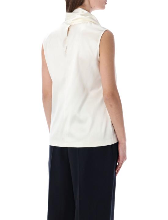26SS 보테가베네타 민소매 티셔츠 871259V6KR0 9000 Bianco - BOTTEGA VENETA