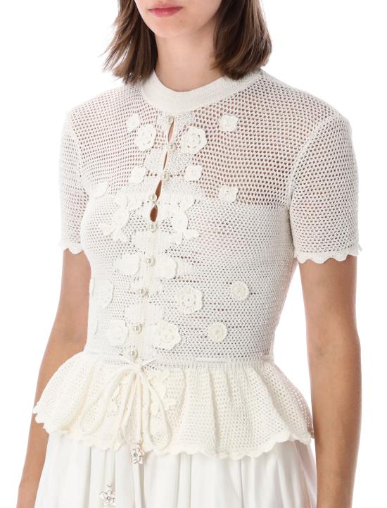 26SS 셀프 포트레이트 스웨터 AC26016TW WHITE Bianco - SELF PORTRAIT