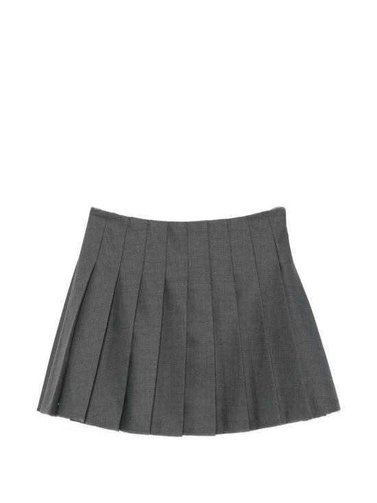 26FW 셀프 포트레이트 숏 스커트 PF26006SKGR GREY Grigio