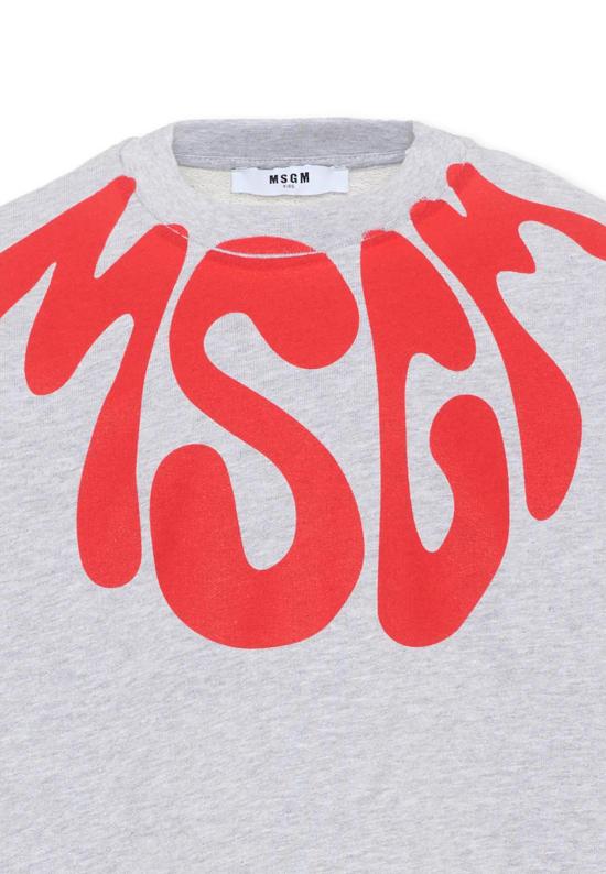 26SS [키즈] 엠에스지엠 캐시미어 니트 S6MSJUSW220 271 GREY - MSGM