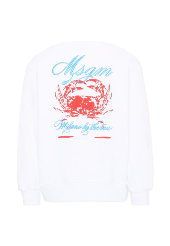 26SS [키즈] 엠에스지엠 캐시미어 니트 S6MSJBSW294 001 WHITE - MSGM