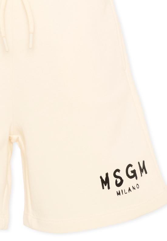 26SS [키즈] 엠에스지엠 쇼츠/버뮤다 S6MSJUBE018 013 IVORY - MSGM