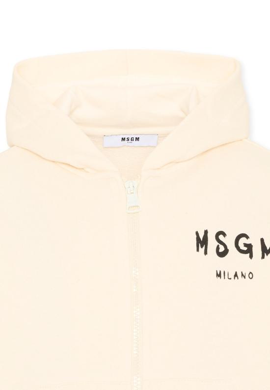 26SS [키즈] 엠에스지엠 티셔츠 S6MSJUZH065 013 IVORY - MSGM