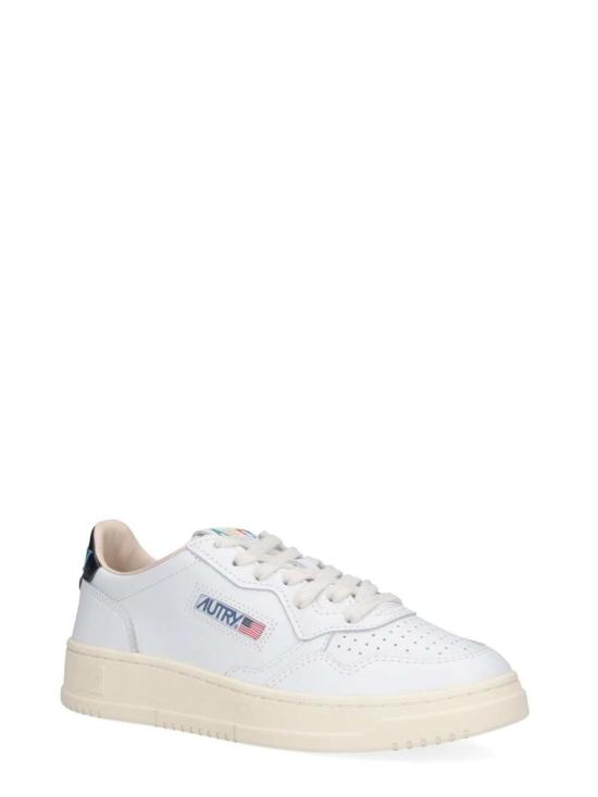 26FW 오트리 메달리스트 로우 스니커즈 AULMBG02 LEA LEALOGO WHT BLK BG02 - AUTRY