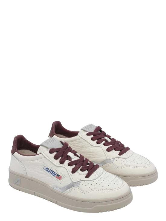 26FW 오트리 메달리스트 로우 레더 스니커즈 AULWNE19 NBK ELE SUEDE FIG SILVER NE19 - AUTRY