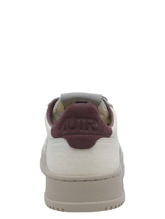 26FW 오트리 메달리스트 로우 레더 스니커즈 AULWNE19 NBK ELE SUEDE FIG SILVER NE19 - AUTRY