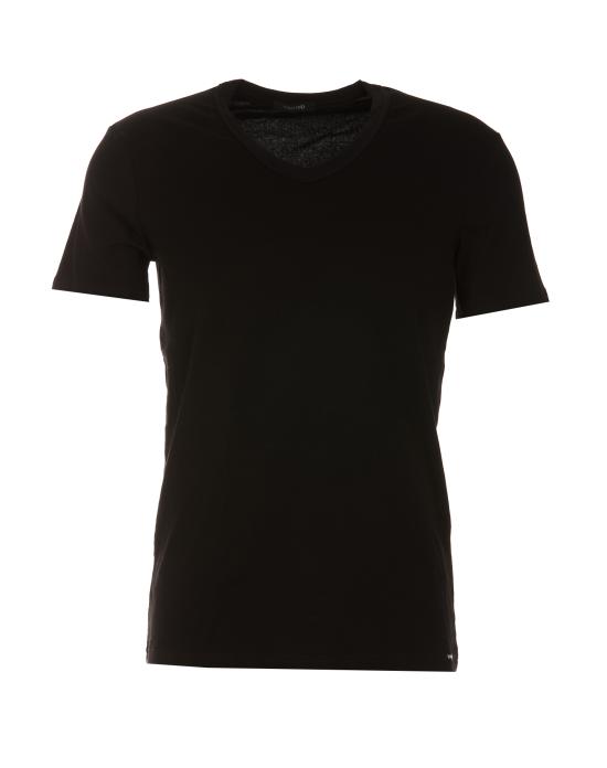 26FW 톰포드 V넥 반팔 티셔츠 T4M091040 002 Black