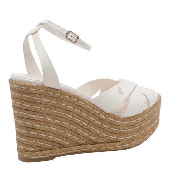 26FW 지미추 샌들 KORRA 100 NAPLATTE White - JIMMY CHOO