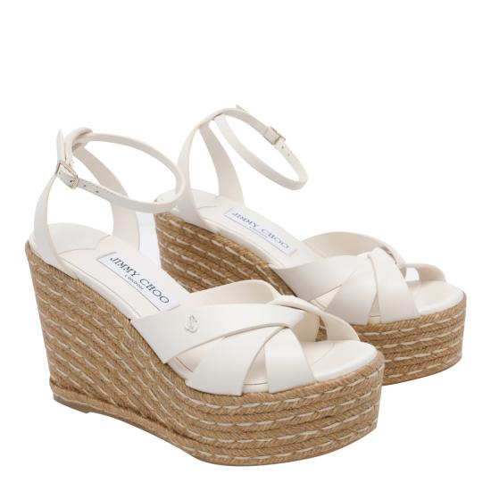 26FW 지미추 샌들 KORRA 100 NAPLATTE White - JIMMY CHOO