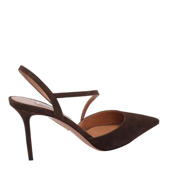 26FW 아쿠아주라 힐/펌프스 DYNMIDP0 SUEESP Brown - AQUAZZURA
