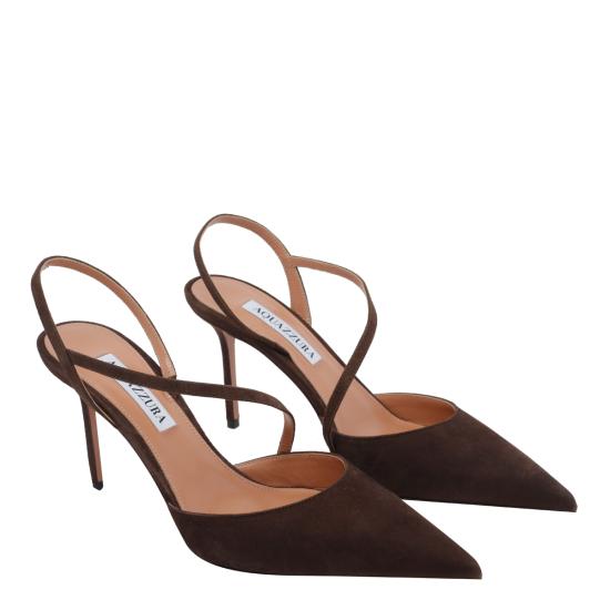 26FW 아쿠아주라 힐/펌프스 DYNMIDP0 SUEESP Brown - AQUAZZURA